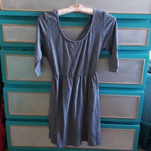 Open back grey cotton O'Neill dress